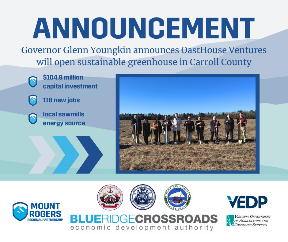 New Business Announcement – Oasthouse Ventures